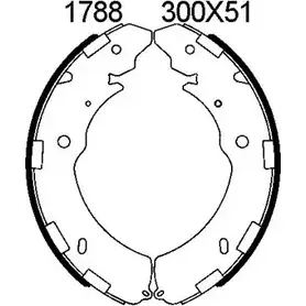 Тормозные колодки, комплект BSF W7M7 9 06620 1203449394 72JEUVH изображение 0