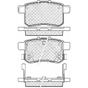 Тормозные колодки, дисковые, комплект BSF 20041 0U62 O 1203451851 3T6HBS изображение 0