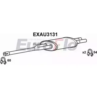 Резонатор EUROFLO EXAU3131 BLWKW L YX5YOKI 1203477347