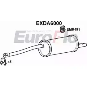 Задний глушитель EUROFLO OR630 26SD 5F EXDA6000 1203525831 изображение 0