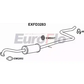 Резонатор EUROFLO 1203540389 Q7MWX EXFD3283 4PG9Q 1 изображение 0