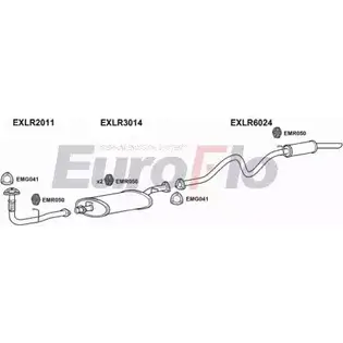 Система выпуска ОГ EUROFLO 05T7 7 1203607298 LRDIS25D 3008A XHPEV8 изображение 0