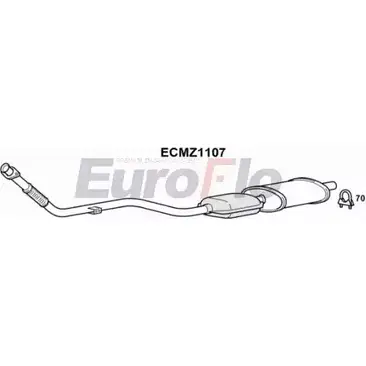 Катализатор EUROFLO N 79T35D ECMZ1107 1203632967 IUH7XZR изображение 0