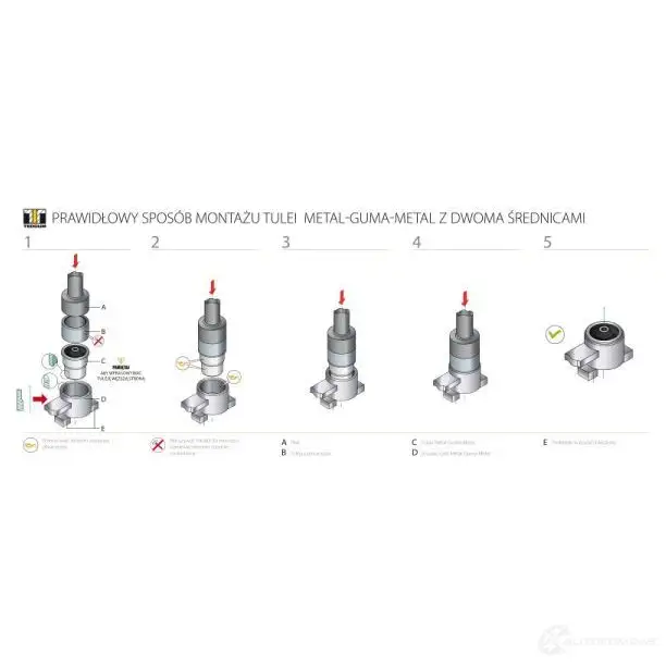 Сайлентблок TEDGUM TI 95M 5908229951811 01140838 1266897989 изображение 2