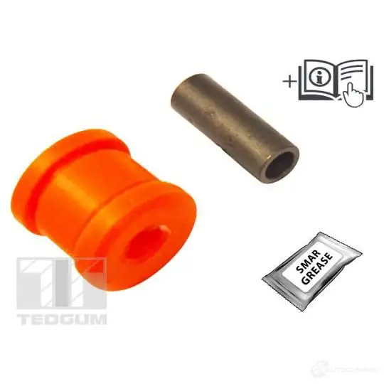 Сайлентблок TEDGUM 1285166857 ted12443 FR ENGKX - Изображение 1
