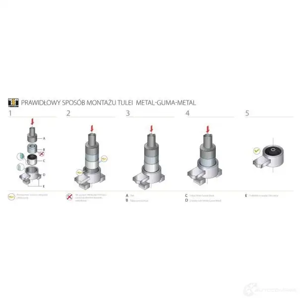 Втулка рычага подвески TEDGUM 0MS R91 1437840175 00603573 изображение 1