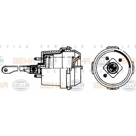 Регулировочный элемент, центральный замок HELLA 1204267034 MRDTSK2 _BEHR HELLA SERVICE_ 6NV 351 329-091