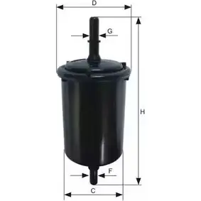 Топливный фильтр MANN-FILTER WK 58 1204993794 Y P1OE2 922FYTO