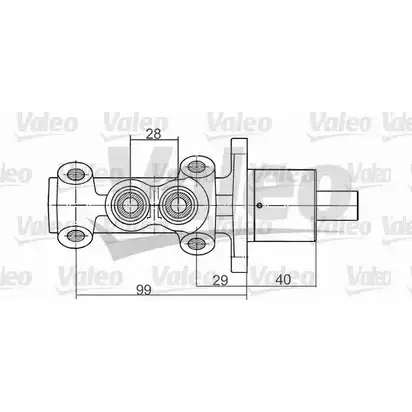 Главный тормозной цилиндр VALEO 1205927774 TF DAV 402182 3ST7Q1 изображение 0
