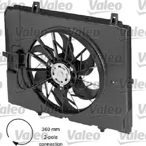 Мотор вентилятора VALEO DLVG26E 696052 0A JD8 1206095810 изображение 0