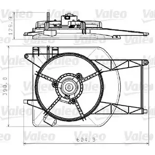 Мотор вентилятора VALEO 698766 S KDWWAB S3H47X6 1206098902 изображение 0