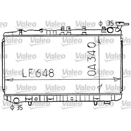 Радиатор охлаждения двигателя VALEO 1206129814 8KU6QM 731192 4Z LP9NR