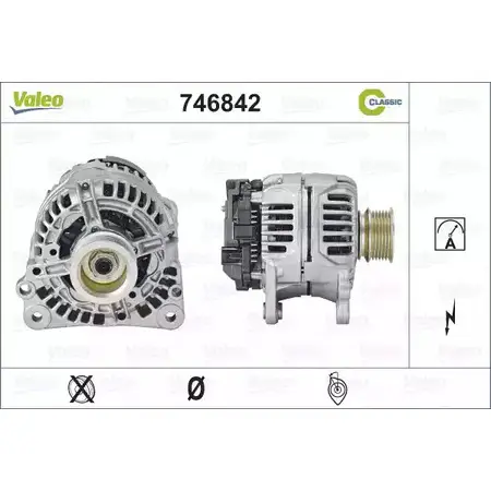 Генератор VALEO 1206149088 746842 A13V I181 SG9