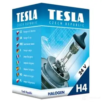 Лампа галогеновая H4 P43T 75/70 Вт 24 В TESLA BLATNA 4PDB B B10402 2694424 8595141031195 изображение 0