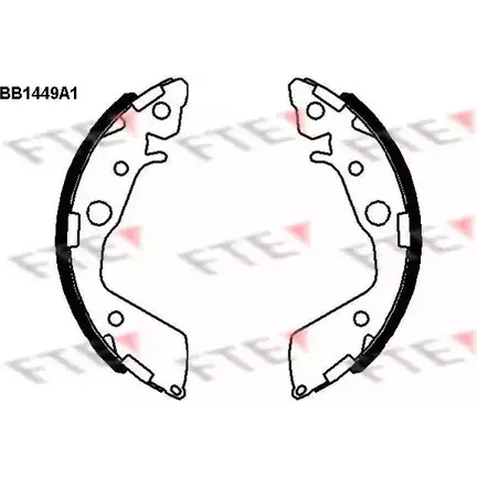 Тормозные колодки FTE 4028569836959 1209214635 BB1449A1 TFY XG0Q изображение 0