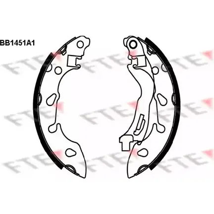 Тормозные колодки FTE BB1451A1 1209214651 4028569836973 3151 U9 изображение 0
