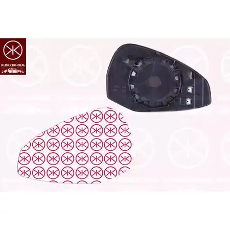 Зеркальный элемент, стекло зеркала KLOKKERHOLM 00431062 EJF N5KR 1210744381