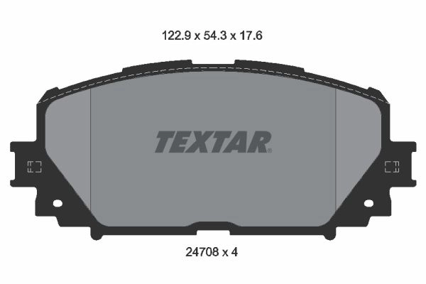 Тормозные колодки дисковые, комплект TEXTAR 511983 24708 176 0 4 2470801 24708 изображение 0