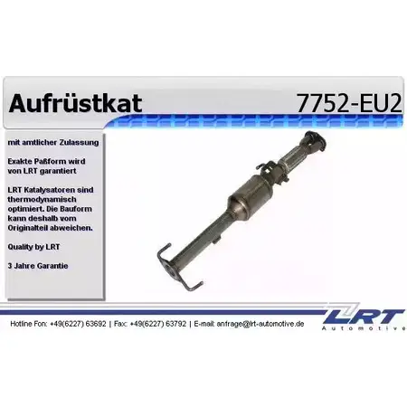 Катализатор для переоборудования LRT UWGL8E 7752-EU2 2L XFFOV 1213872056 изображение 0