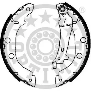 Тормозные колодки, комплект OPTIMAL 95FR4N BB-4150 1214611391 8 E08B5 изображение 0