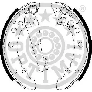 Тормозные колодки, комплект OPTIMAL 4WUKC8V 1214612071 BB-7256 24 QM1 изображение 0
