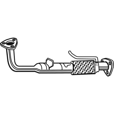 Выхлопная труба глушителя FONOS 1215141417 1JJ83O OL XZGN 06050 изображение 0