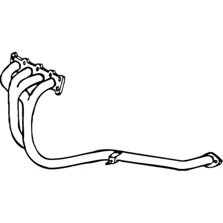 Выхлопная труба глушителя FONOS QBZMGA 1215149903 17323 T 5BSB6 изображение 0
