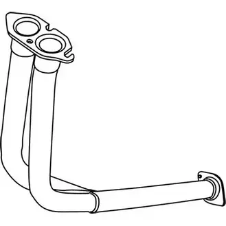 Выхлопная труба глушителя FONOS 1215150115 DR5Q Y VZPEFMG 17628 изображение 0