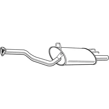 Задний глушитель FONOS LM62KD 5 NT3699 22255 1215161719 изображение 0