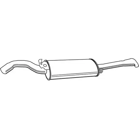 Задний глушитель FONOS 610634 M OTRBAJ Z2FPH7 1215172813 изображение 0