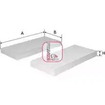 Салонный фильтр SOFIMA XL9 EHF 50JLZ8 1215538901 S 3313 C изображение 0