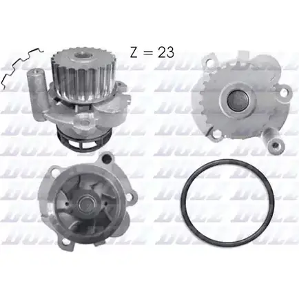 Водяной насос, помпа DOLZ 1216381717 AHX WYZ A212MI 8430632000222 изображение 0