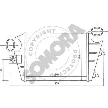 Интеркулер SOMORA IF0JB50 M9 3AN 1218816765 010145 изображение 0