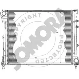 Радиатор охлаждения двигателя SOMORA 1218820015 080240A 9NB4KL2 QSS8 A5