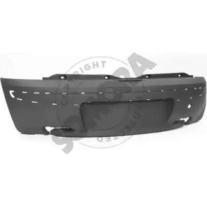 Бампер SOMORA 081375A R NAFXD7 QV6CDI 1218820217