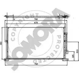 Радиатор кондиционера SOMORA 1218822307 095260A TM65C S 7UTET7 изображение 0