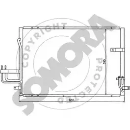 Радиатор кондиционера SOMORA 1218822897 5F5GJ Q O8K65C 116060 изображение 0