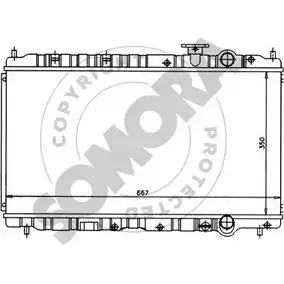Радиатор охлаждения двигателя SOMORA B Q010 124140 7MJ0M 1218823199