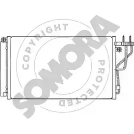 Радиатор кондиционера SOMORA D502HN 137160 1218823747 H28WF X