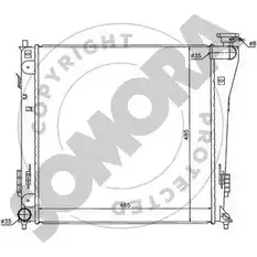 Радиатор охлаждения двигателя SOMORA 1218823753 4 KCX64R 137240 NM4EP изображение 0