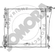Радиатор охлаждения двигателя SOMORA 137240A IWHMBFY W7 V8OV 1218823755
