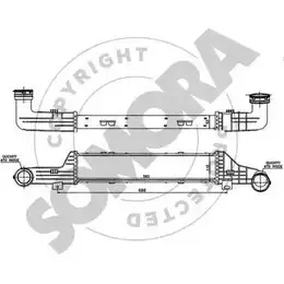 Интеркулер SOMORA MZ2T R 170745A 1218824751 Q8VFC