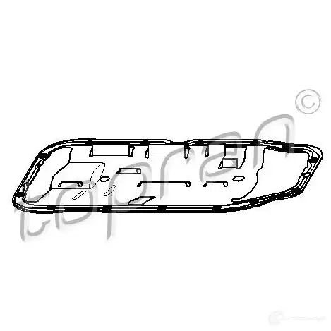 Маслоотражательная пластина масляного поддона TOPRAN 201309 N170QV S 2439797
