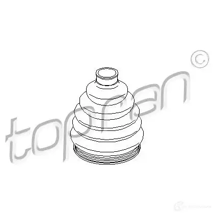 Пыльник шруса TOPRAN RN OT7 2435530 109256 изображение 0