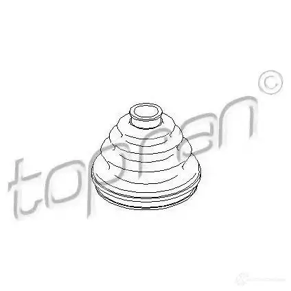 Пыльник шруса TOPRAN 400728 I55PW N 2443622 изображение 0