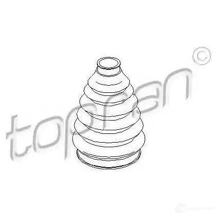 Пыльник шруса TOPRAN 3P VKL 301242 2442036 изображение 0