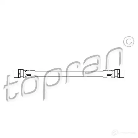 Тормозной шланг TOPRAN 2445834 501126 BQ HW3 изображение 0