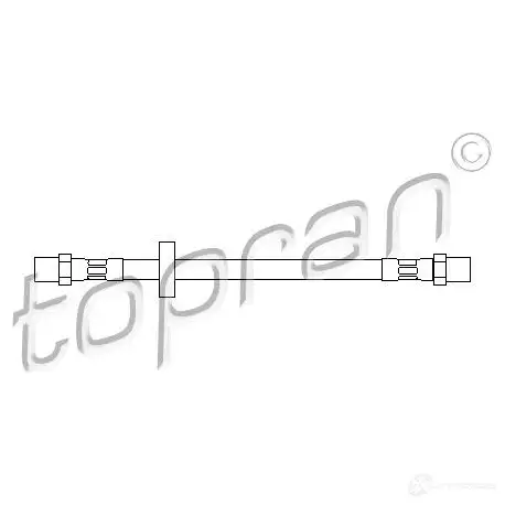 Тормозной шланг TOPRAN 104162 KBY 54EL 2434354