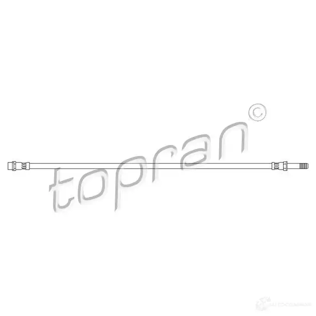 Тормозной шланг TOPRAN 401065 2443817 NM AJS1 изображение 0