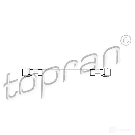 Тормозной шланг TOPRAN 2434939 108127 QUU2 N изображение 0